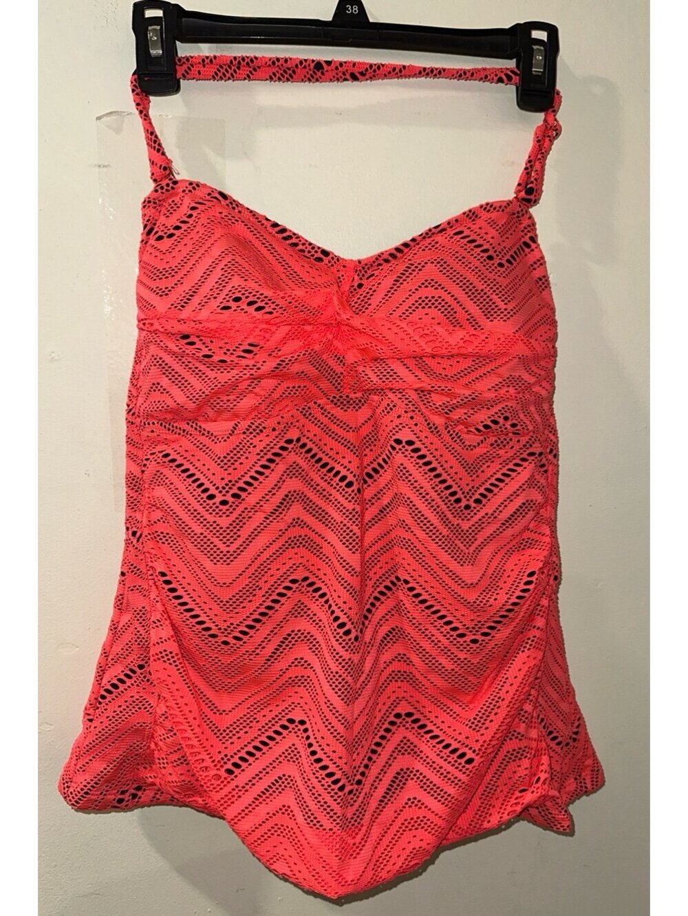 New island escape tankini swim top size 16